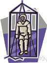 astronautic - of or belonging to astronauts or the science of astronautics