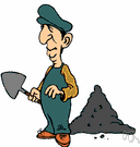 coal shovel - a hand shovel for shoveling coal