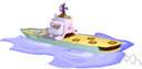 amidships - at or near or toward the center of a ship