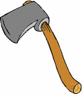 ax handle - the handle of an ax