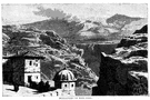 Saba - a island in the Netherlands Antilles that is the top of an extinct volcano