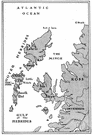 Outer Hebrides - a 130-mile long archipelago to the northwest of Scotland