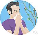 hypersensitive - having an allergy or peculiar or excessive susceptibility (especially to a specific factor)