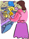 washup - the act of washing dishes