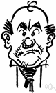 potato nose - enlargement of the nose with dilation of follicles and redness and prominent vascularity of the skin