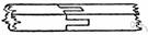 scarf - a joint made by notching the ends of two pieces of timber or metal so that they will lock together end-to-end