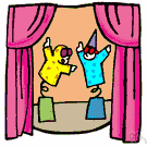 Puppet play - a show in which the actors are puppets