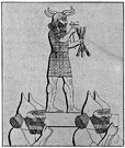 Ramman - god of storms and wind