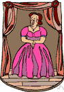 roleplay - perform on a stage or theater