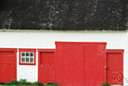 barn door - the large sliding door of a barn