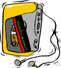 cassette player - electronic equipment for playing cassettes