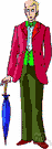 dandy - a man who is much concerned with his dress and appearance