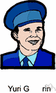 Gagarin - Soviet cosmonaut who in 1961 was the first person to travel in space (1934-1968)