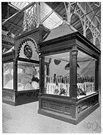 show window - a setting in which something can be displayed to best effect