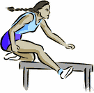jumper - an athlete who competes at jumping