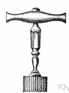 trephine - operate on with a trephine