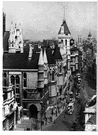Fleet Street - a street in central London where newspaper offices are situated
