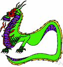 firedrake - a creature of Teutonic mythology