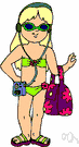 two-piece - (of clothing) made in or consisting of two parts or pieces