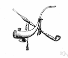 pipe bowl - a small round container that is open at the top for holding tobacco
