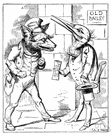 allegory - an expressive style that uses fictional characters and events to describe some subject by suggestive resemblances