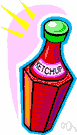 ketchup - thick spicy sauce made from tomatoes