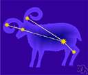Aries - a small zodiacal constellation in the northern hemisphere