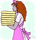 chambermaid - a maid who is employed to clean and care for bedrooms (now primarily in hotels)