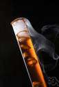 aqua regia - a yellow fuming corrosive mixture of nitric and hydrochloric acid that dissolves metals (including gold)