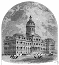 city hall - a building that houses administrative offices of a municipal government