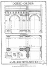 Dorian order - the oldest and simplest of the Greek orders and the only one that normally has no base