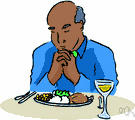 suppertime - the customary or habitual hour for the evening meal