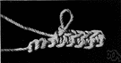double crochet - a kind of crochet stitch