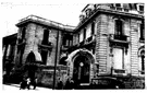 embassy - a diplomatic building where ambassadors live or work