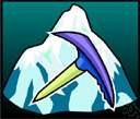 icepick - pick consisting of a steel rod with a sharp point