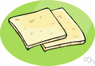 American cheese - hard smooth-textured cheese