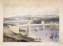 Menai Strait - a strait in northern Wales between Anglesey Island and the mainland