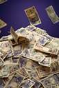 pile - a large sum of money (especially as pay or profit)