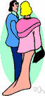 usher out - end one's encounter with somebody by causing or permitting the person to leave
