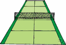 real tennis - an ancient form of tennis played in a four-walled court