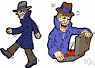 briefcase bomb - a bomb consisting of an explosive and timer hidden inside a briefcase