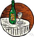 table wine - wine containing not more than 14 percent alcohol usually served with a meal