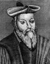 Michel de Notredame - French astrologer who wrote cryptic predictions whose interpretations are still being debated (1503-1566)