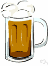 Stein - a mug intended for serving beer