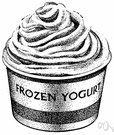 frozen food - food preserved by freezing