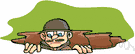 fox hole - a small dugout with a pit for individual shelter against enemy fire