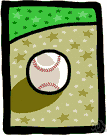 playground ball - ball used in playing softball