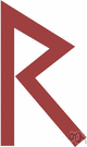 rune - any character from an ancient Germanic alphabet used in Scandinavia from the 3rd century to the Middle Ages