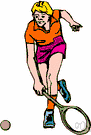 tennis player - an athlete who plays tennis