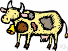 cow - female of domestic cattle: "`moo-cow' is a child's term"